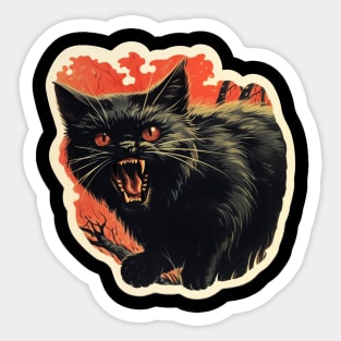 Angry Cat Sticker